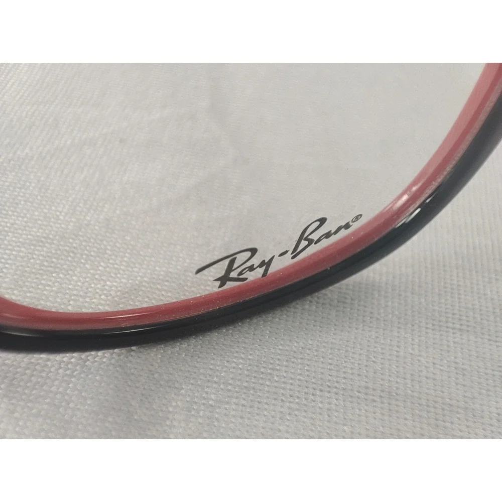 Ray-Ban RB1528‎ 3573 Black Red Junior Kids Eyeglass Frames 48mm NWT + Case